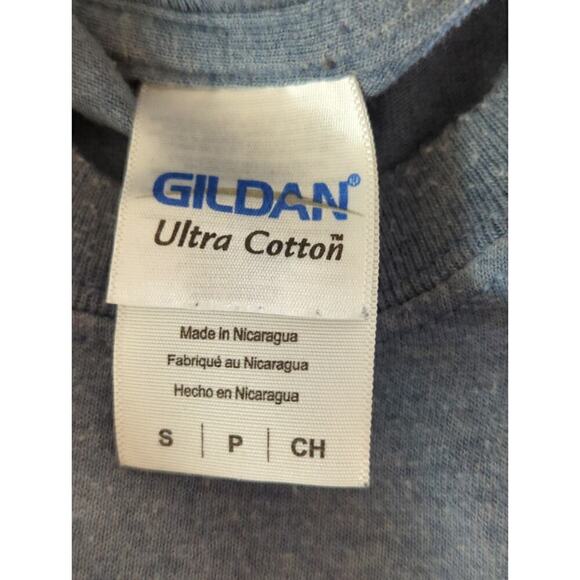 Gildan Men's Sanchez Szechuan Sauce Graphic Short Sleeve T-Shirt Blue Size Small - Picture 7 of 7